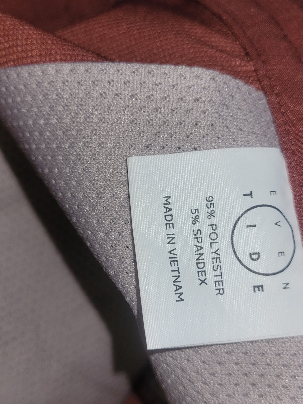 Men's Rust Red Drawstring Swim/Board Shorts - Picture 9 of 15